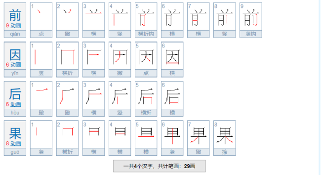 前因后果是什么意思啊？