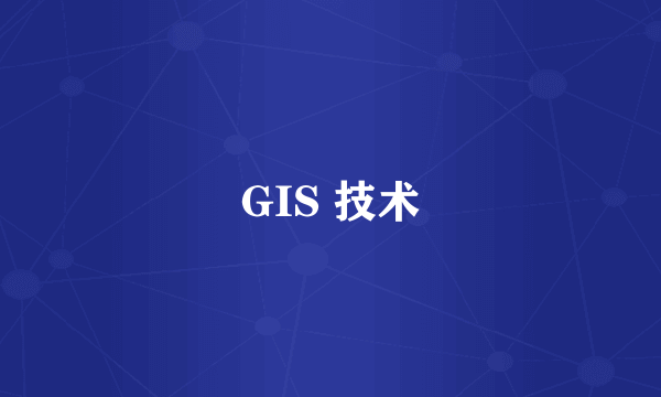 GIS 技术