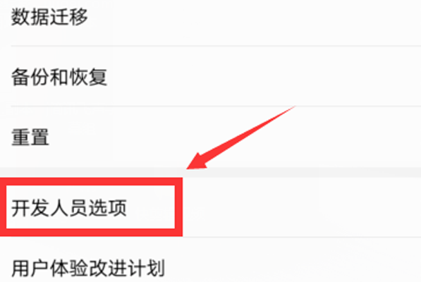 开发者选项在哪里？