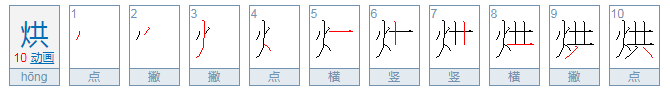 烘怎么读音是什么