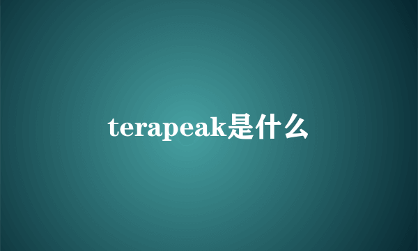 terapeak是什么