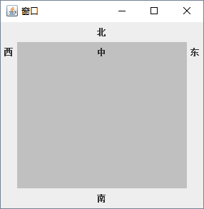 BorderLayout()布局使用