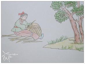 二年级《村居》古诗配一幅画。