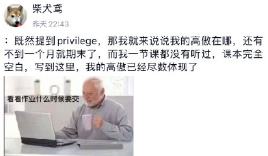 privilege是什么意思