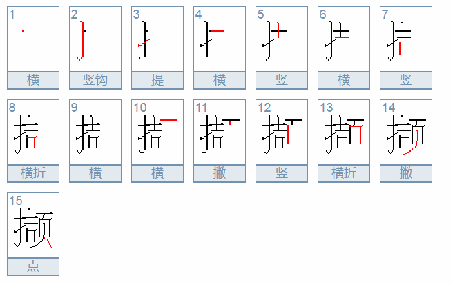 撷怎么读什么意思