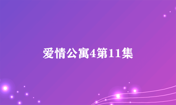 爱情公寓4第11集