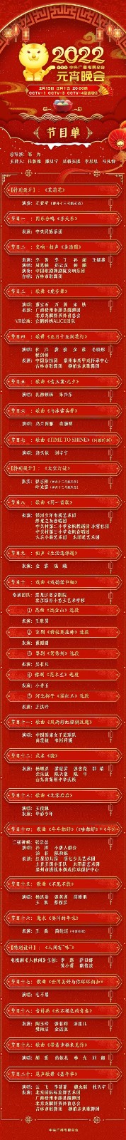 2022年央视元宵晚会有TNT吗