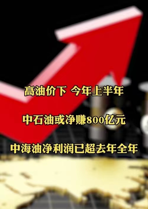 油价大涨中石油半年净利超800亿，如此业绩处于什么水准？