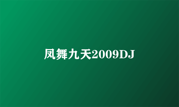 凤舞九天2009DJ