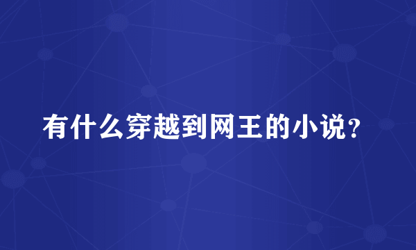 有什么穿越到网王的小说？