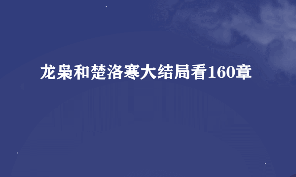 龙枭和楚洛寒大结局看160章