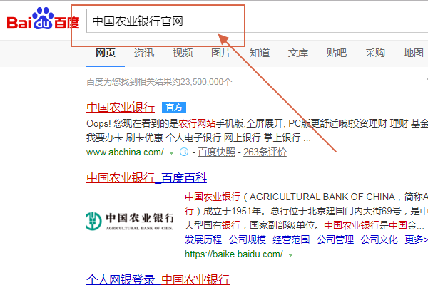 怎样登录中国农业银行网站