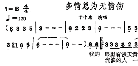 多情总为无情伤的词曲作者