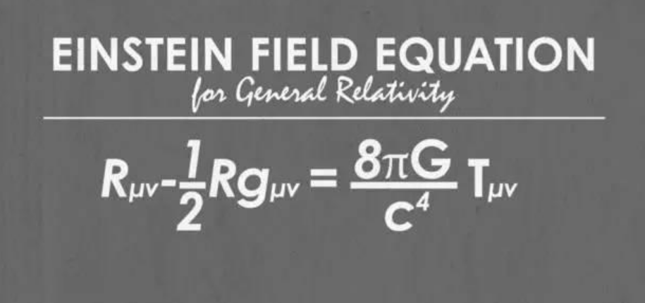 爱因斯坦广义相对论的场方程，求大神指点