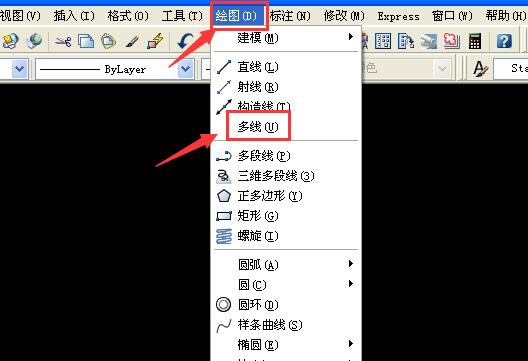 CAD多线怎么设置，cad多线命令快捷键