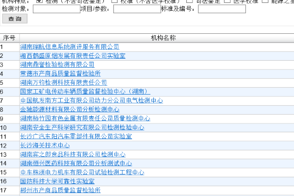 如何在cnas官网上查被认可的校准实验室