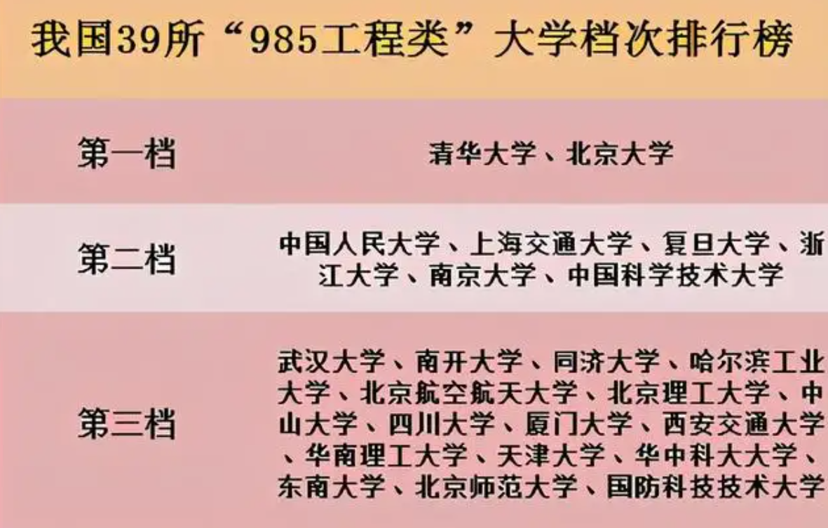 985高校是什么意思???